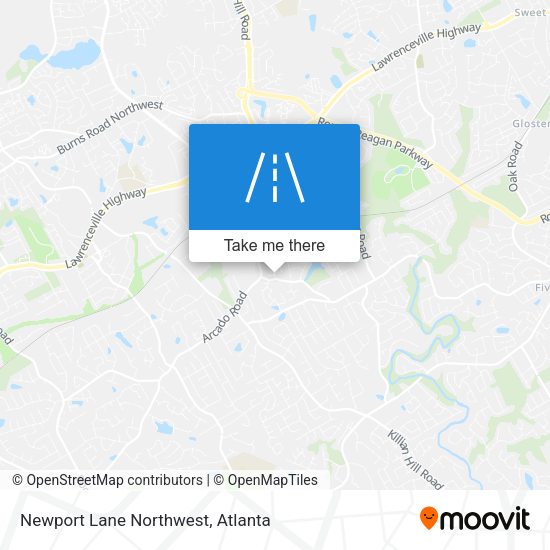 Mapa de Newport Lane Northwest