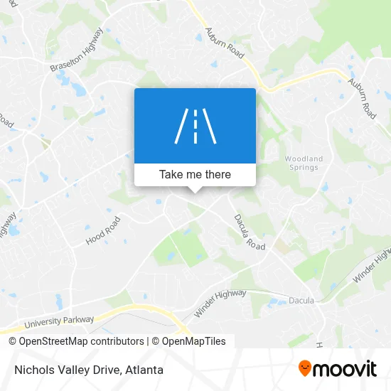 Nichols Valley Drive map
