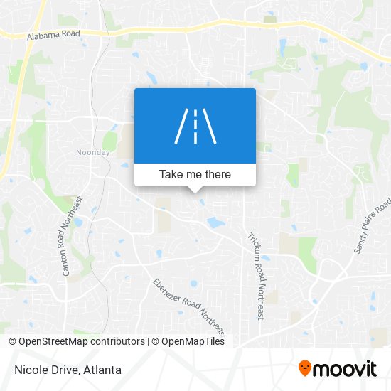 Nicole Drive map