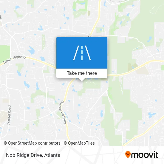 Nob Ridge Drive map