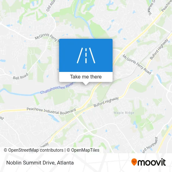 Noblin Summit Drive map