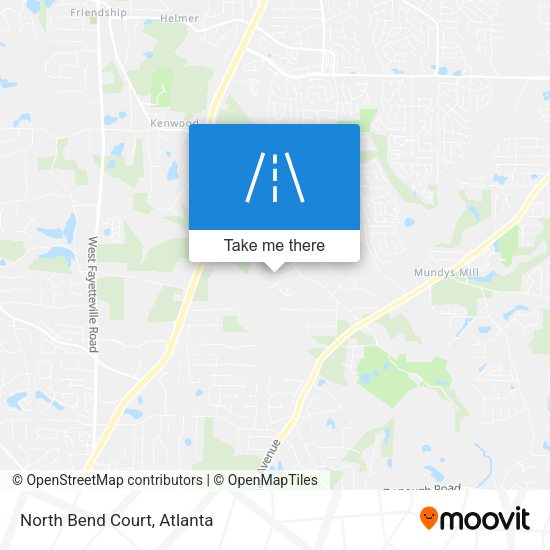 Mapa de North Bend Court