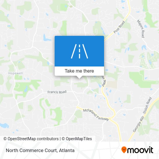 North Commerce Court map