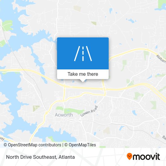 North Drive Southeast map