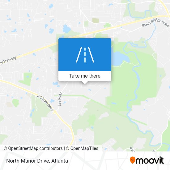 Mapa de North Manor Drive