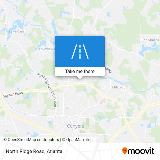 Mapa de North Ridge Road