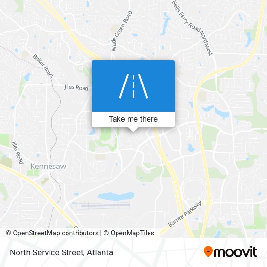 Mapa de North Service Street