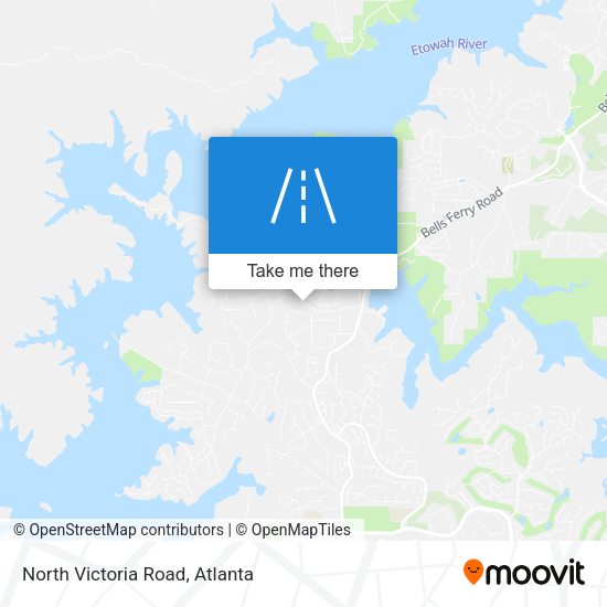 North Victoria Road map