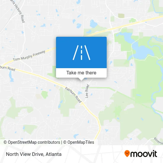 North View Drive map