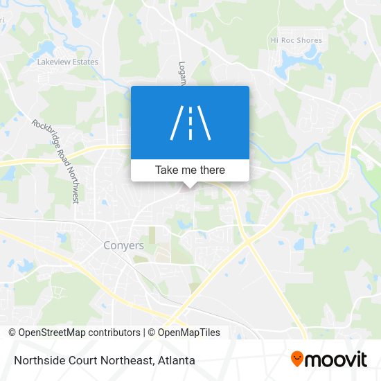 Mapa de Northside Court Northeast