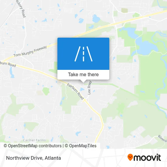 Northview Drive map