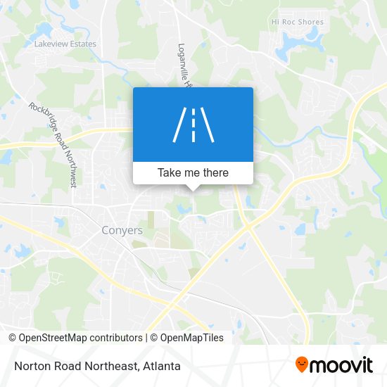 Mapa de Norton Road Northeast