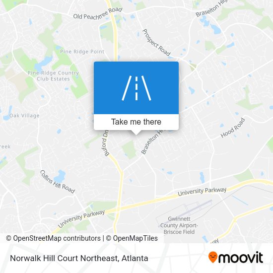Norwalk Hill Court Northeast map