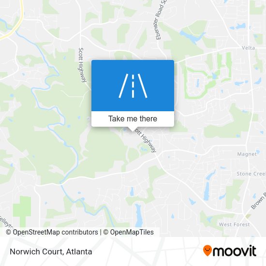 Mapa de Norwich Court