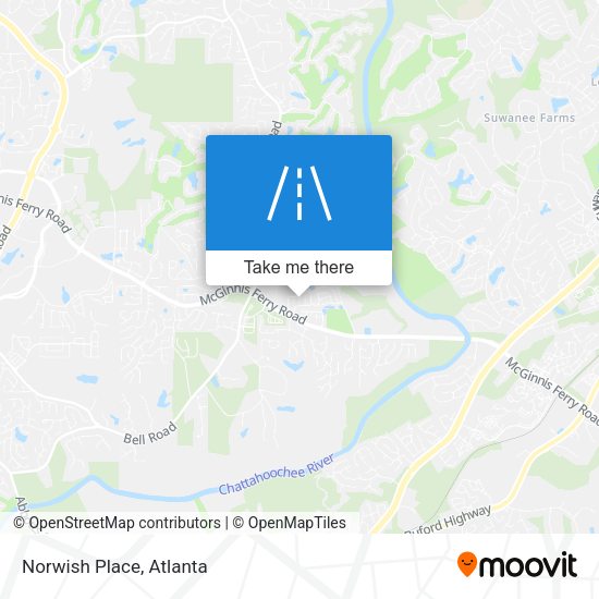 Mapa de Norwish Place