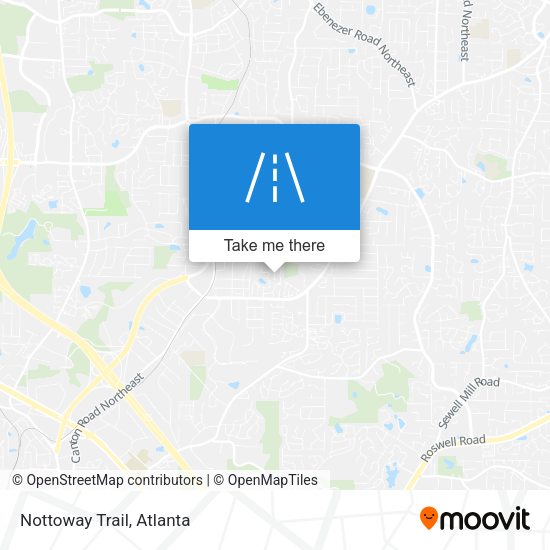 Mapa de Nottoway Trail