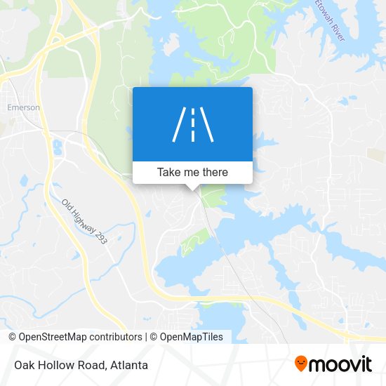 Mapa de Oak Hollow Road