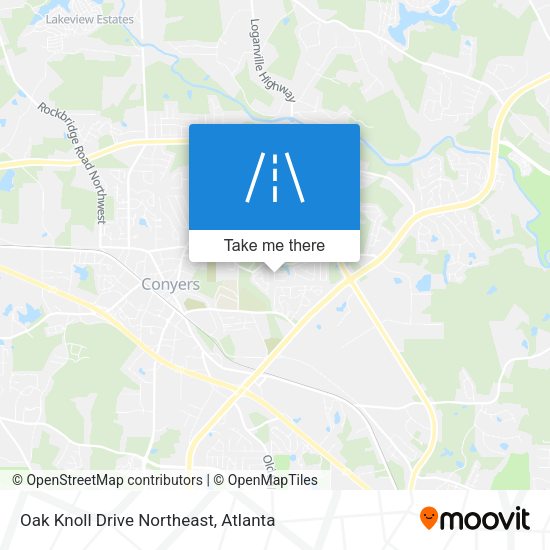Mapa de Oak Knoll Drive Northeast