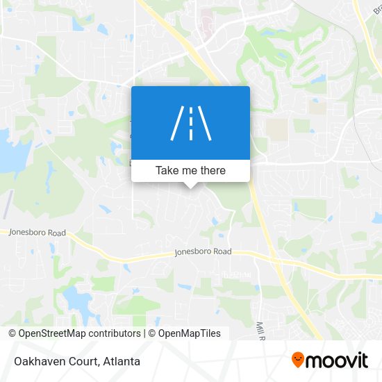 Mapa de Oakhaven Court