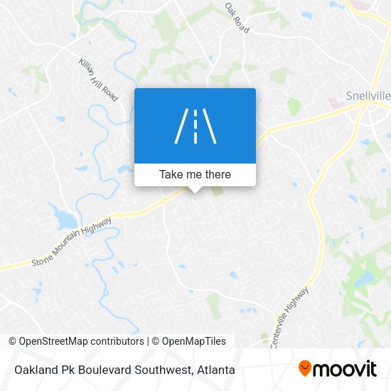 Mapa de Oakland Pk Boulevard Southwest