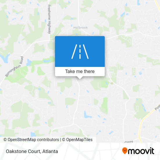 Mapa de Oakstone Court