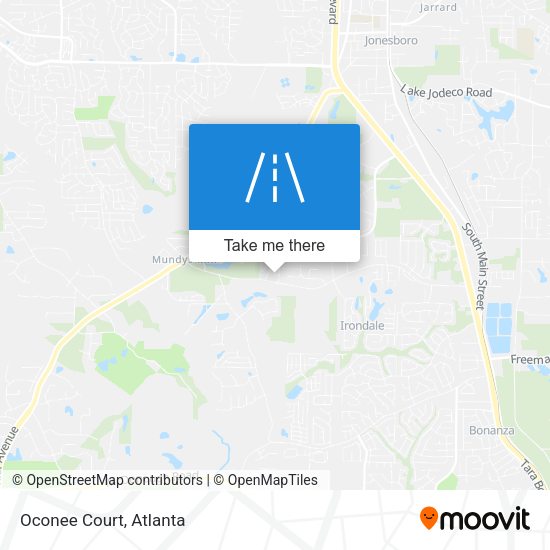 Mapa de Oconee Court