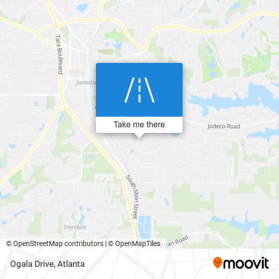 Ogala Drive map