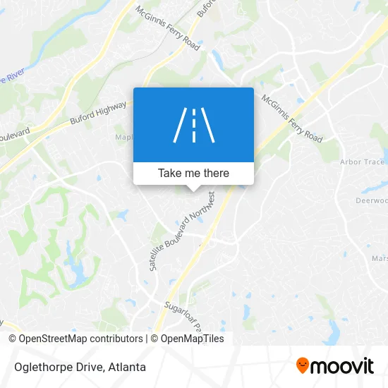 Oglethorpe Drive map