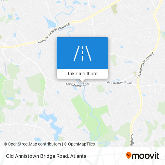 Old Annistown Bridge Road map