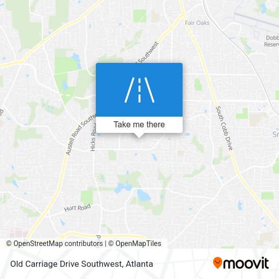 Mapa de Old Carriage Drive Southwest