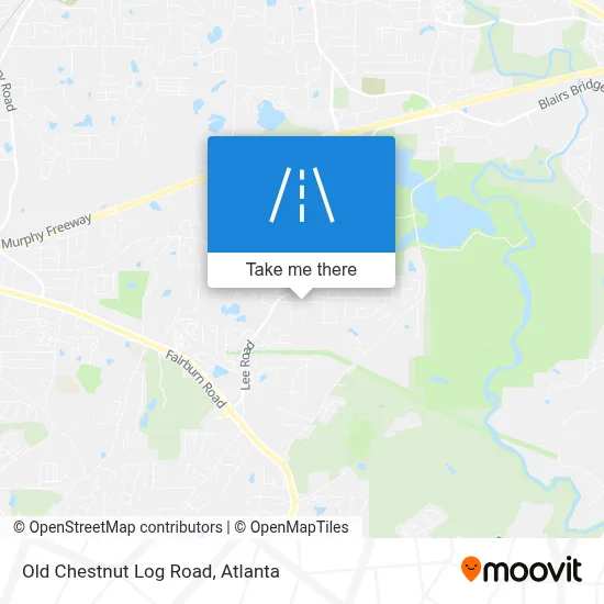 Old Chestnut Log Road map