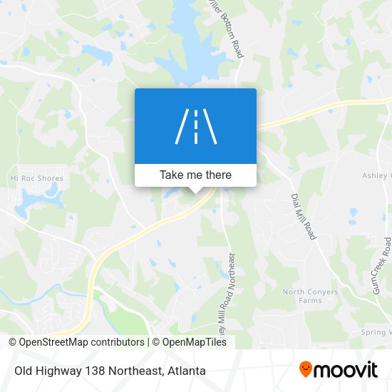 Mapa de Old Highway 138 Northeast
