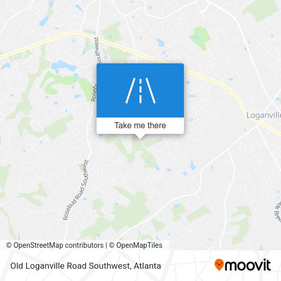 Old Loganville Road Southwest map