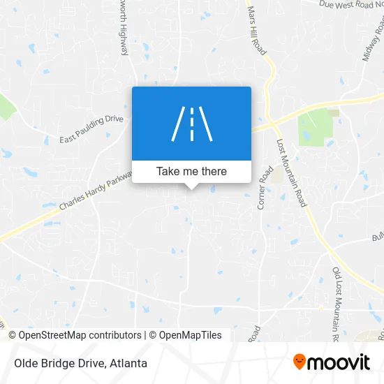 Olde Bridge Drive map