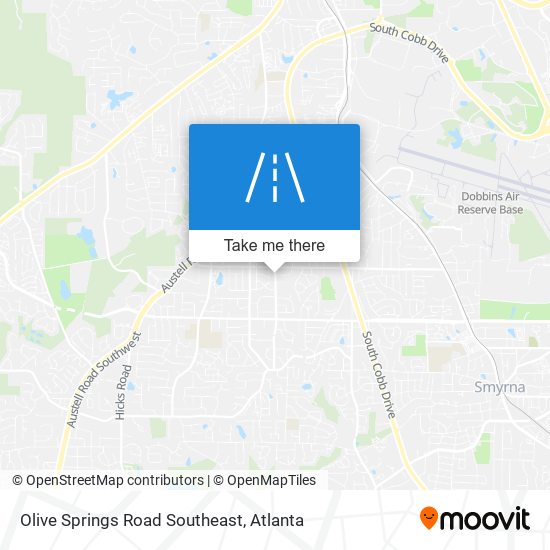 Mapa de Olive Springs Road Southeast