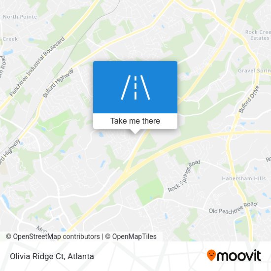 Mapa de Olivia Ridge Ct