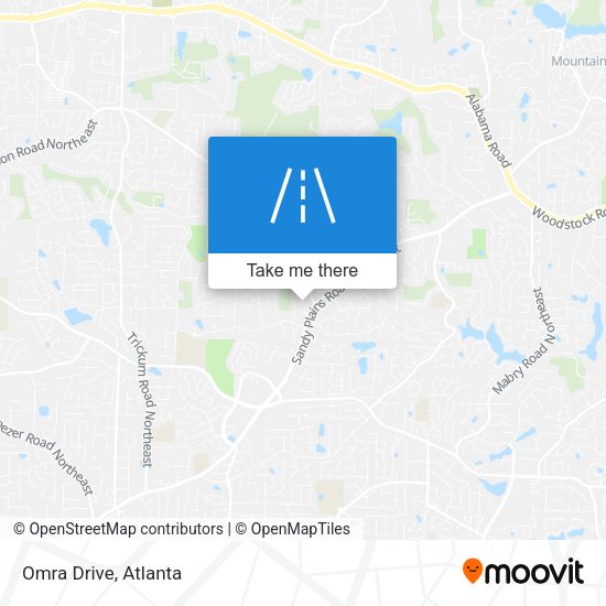 Mapa de Omra Drive