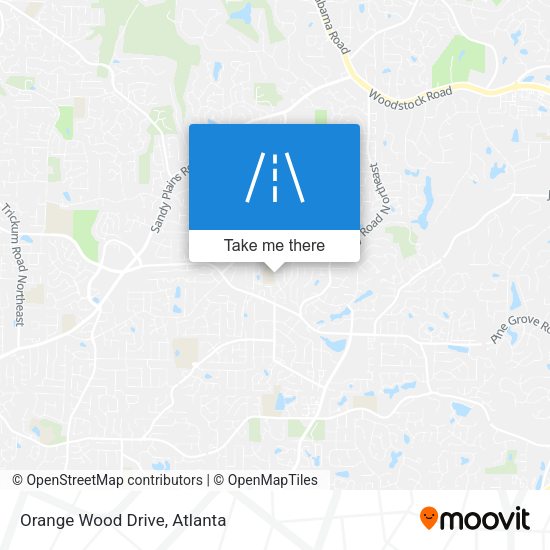 Mapa de Orange Wood Drive