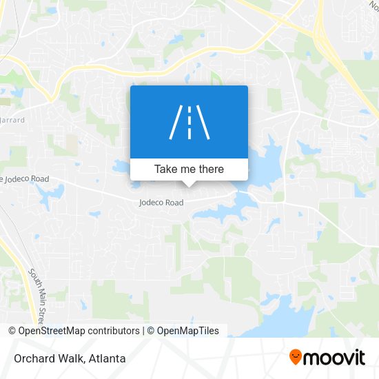 Mapa de Orchard Walk