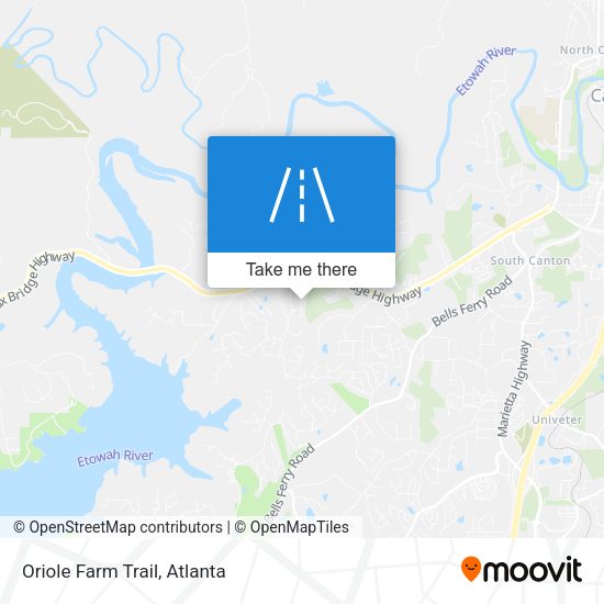 Mapa de Oriole Farm Trail