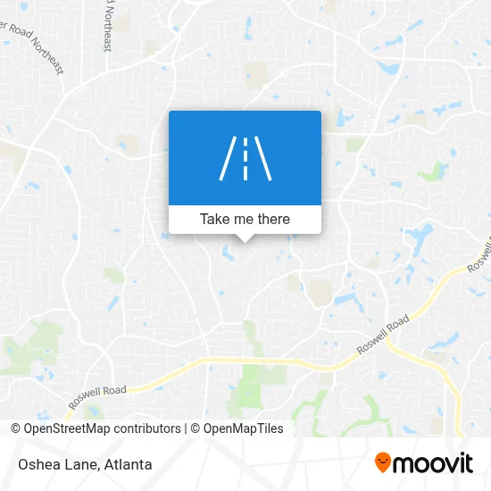 Oshea Lane map