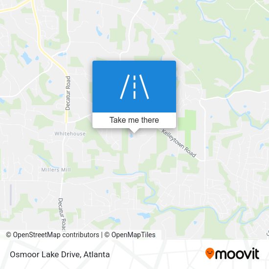 Osmoor Lake Drive map