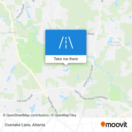 Overlake Lane map