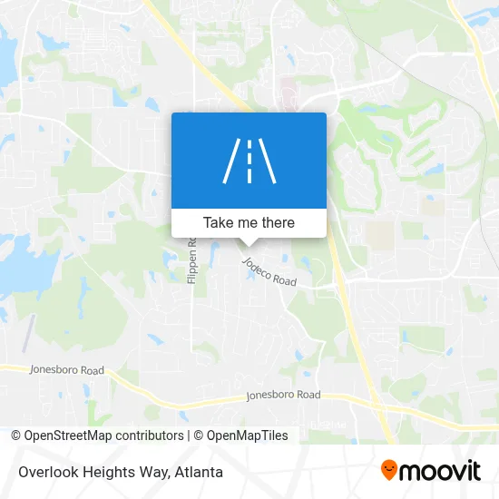 Overlook Heights Way map