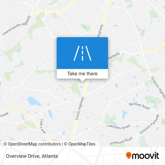 Mapa de Overview Drive