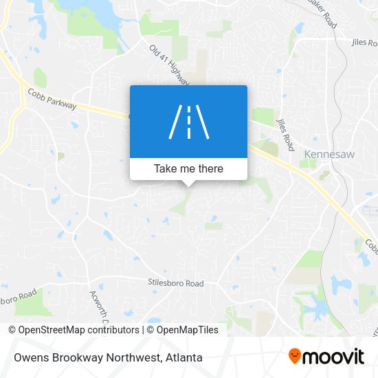 Owens Brookway Northwest map