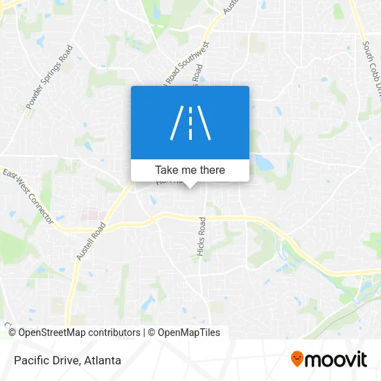 Pacific Drive map
