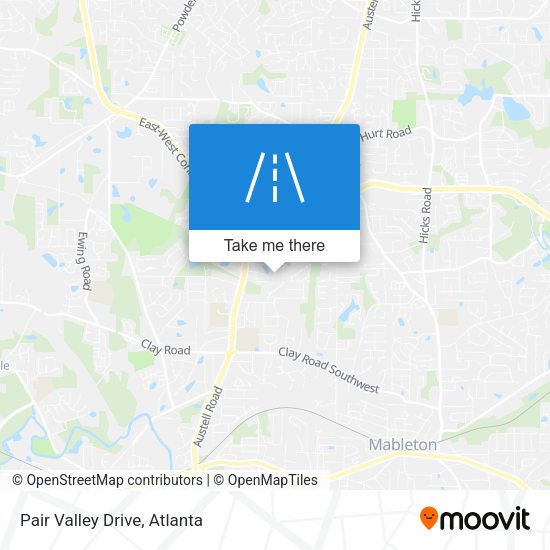 Mapa de Pair Valley Drive