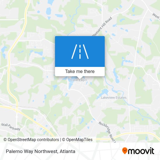 Mapa de Palerno Way Northwest