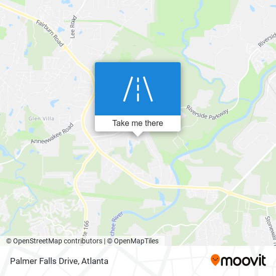 Palmer Falls Drive map